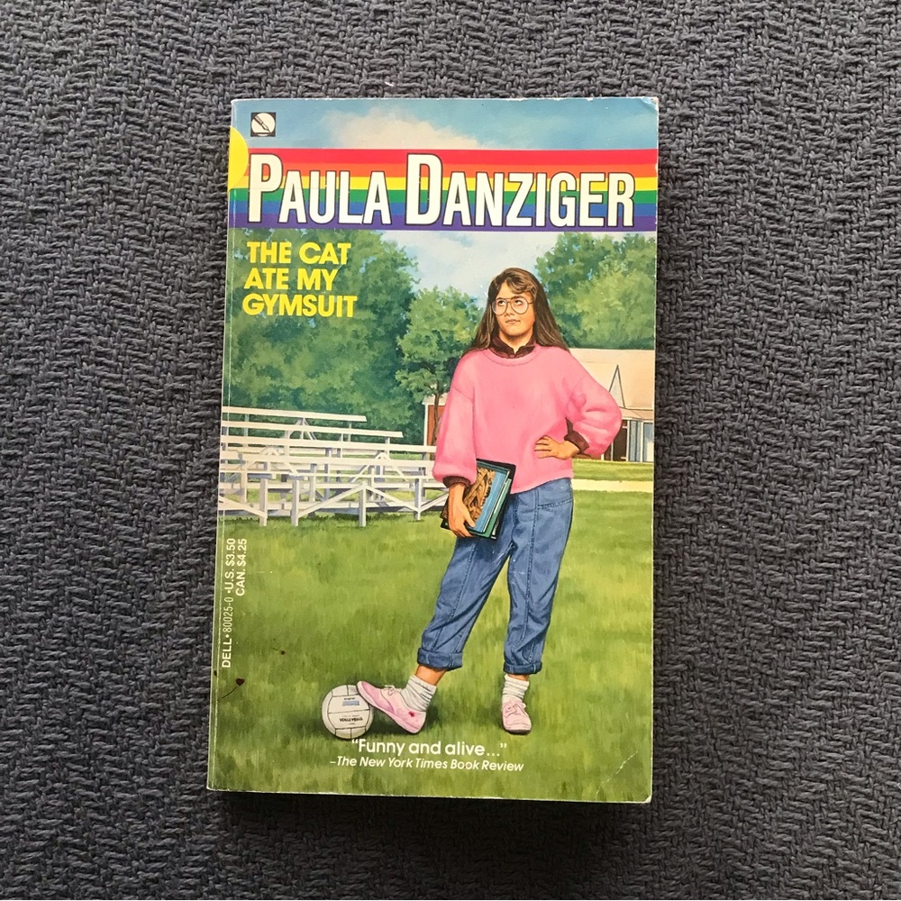 Vintage Paula Danziger The Cat Ate My Gymsuit Laurel Leaf Bantam Books Nov 1975